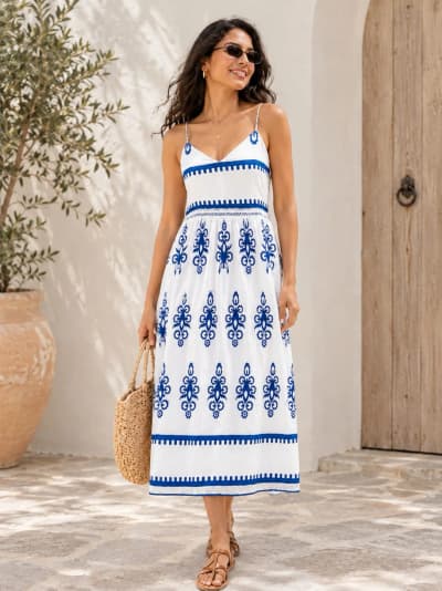 Sunkissed Cotton Midi